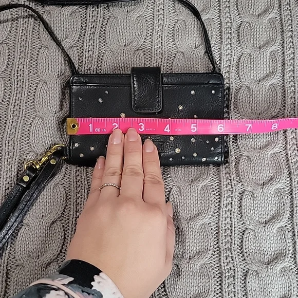 Black Fossil Wristlet/Crossbody - Picture 11 of 14